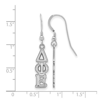 Delta Phi Epsilon Sterling Silver Earrings – view 2