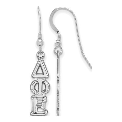 Delta Phi Epsilon Sterling Silver Earrings