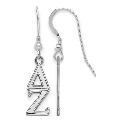 Delta Zeta Sterling Silver Earrings