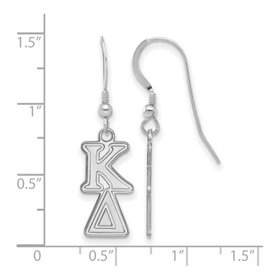 Kappa Delta Sterling Silver Earrings – view 2