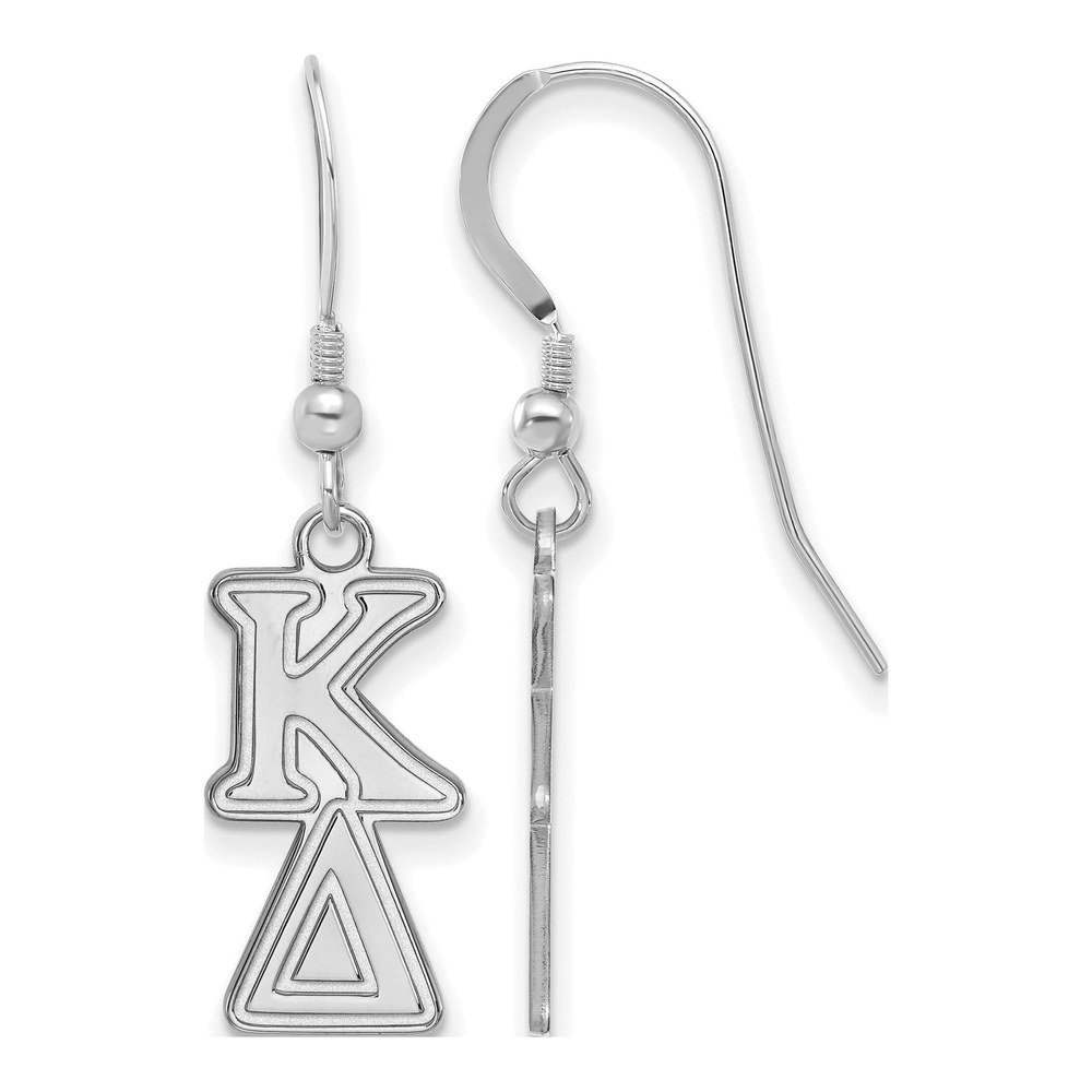 Kappa Delta Sterling Silver Dangle Earrings