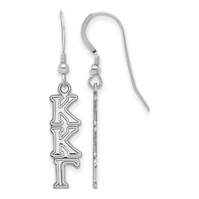 Kappa Kappa Gamma Sterling Silver Earrings