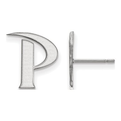 Pepperdine University Sterling Silver Letter P Stud Earrings