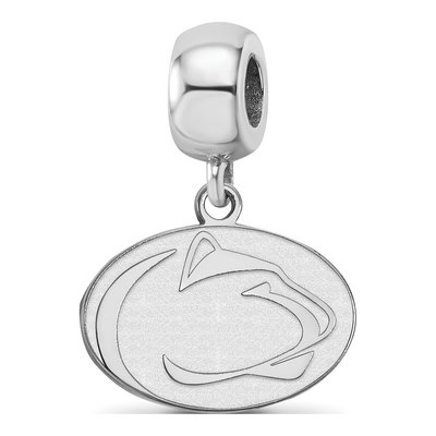 Pennsylvania State University Sterling Silver Penn Lion Small Dangle Bead
