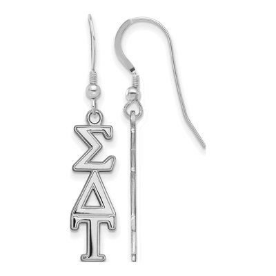 Sigma Delta Tau Sterling Silver Earrings