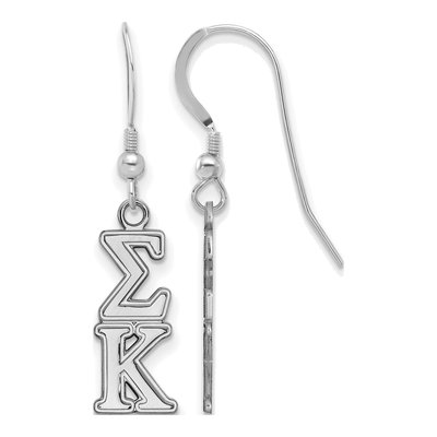Sigma Kappa Sterling Silver Sorority Letters Earrings