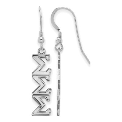 Sigma Sigma Sigma Sterling Silver Earrings