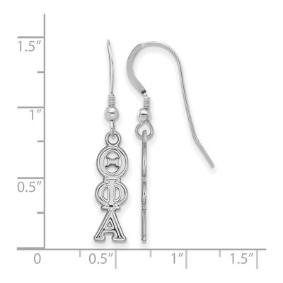 Theta Phi Alpha Sterling Silver Earrings – view 2