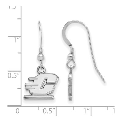 Central Michigan University Sterling Silver Letter C Earrings – view 2