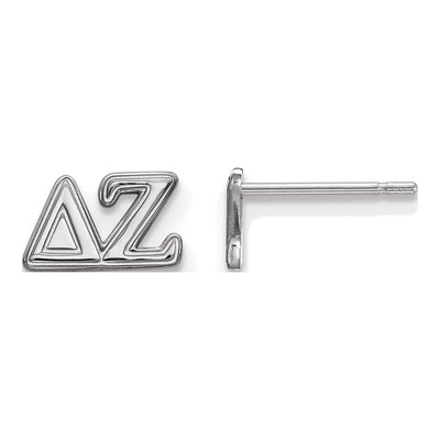 Delta Zeta Sterling Silver Stud Earrings