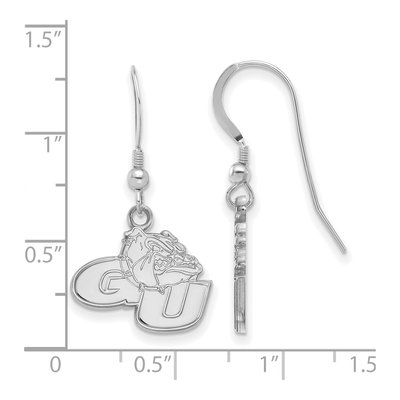 Gonzaga University Sterling Silver Bulldogs Earrings – view 2