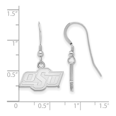Oklahoma State University Sterling Silver O-S-U Earrings – view 2