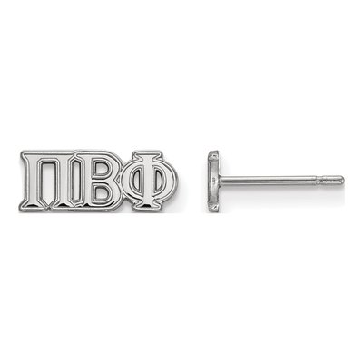 Pi Beta Phi Sterling Silver Stud Earrings