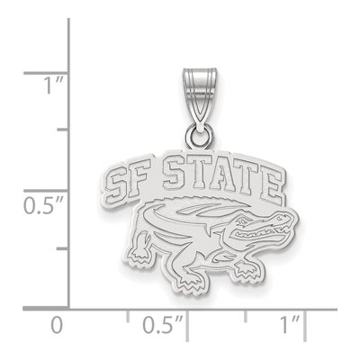 San Francisco State University Sterling Silver Medium San Pendant – view 2