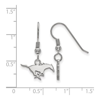 Southern Methodist University Sterling Silver SMU Mustangs Earrings – view 2