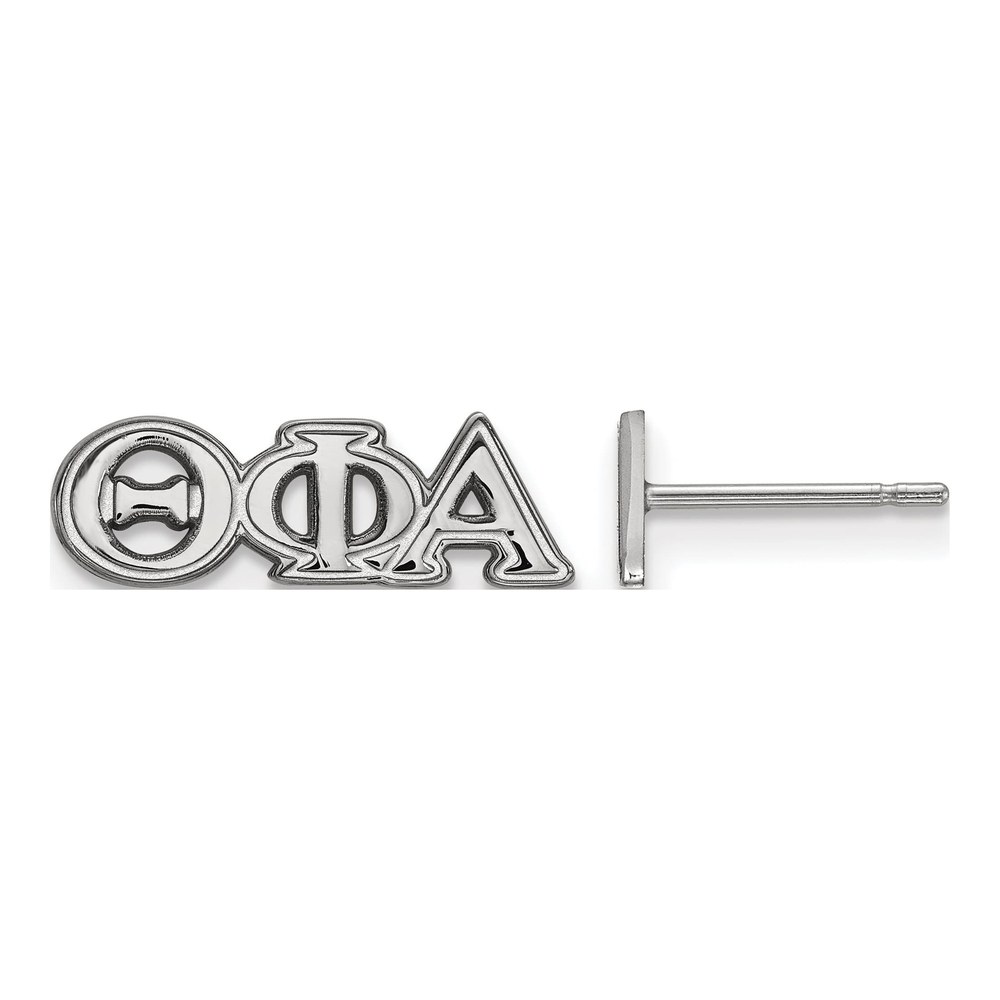 Theta Phi Alpha Sterling Silver Greek Letter Stud Earrings