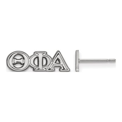 Theta Phi Alpha Sterling Silver Greek Letter Stud Earrings