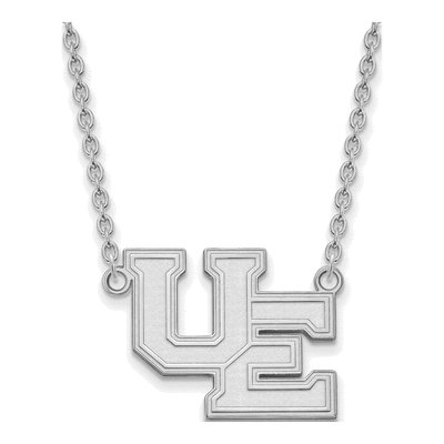 University of Evansville Sterling Silver Large Aces Pendant Necklace