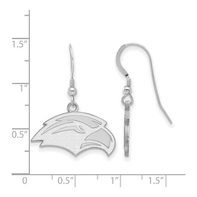 University of Southern Mississippi Sterling Silver USM Eagle Earrings – view 2