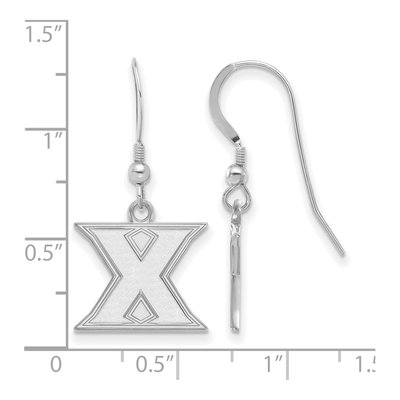 Xavier University Sterling Silver Letter X Earrings – view 2