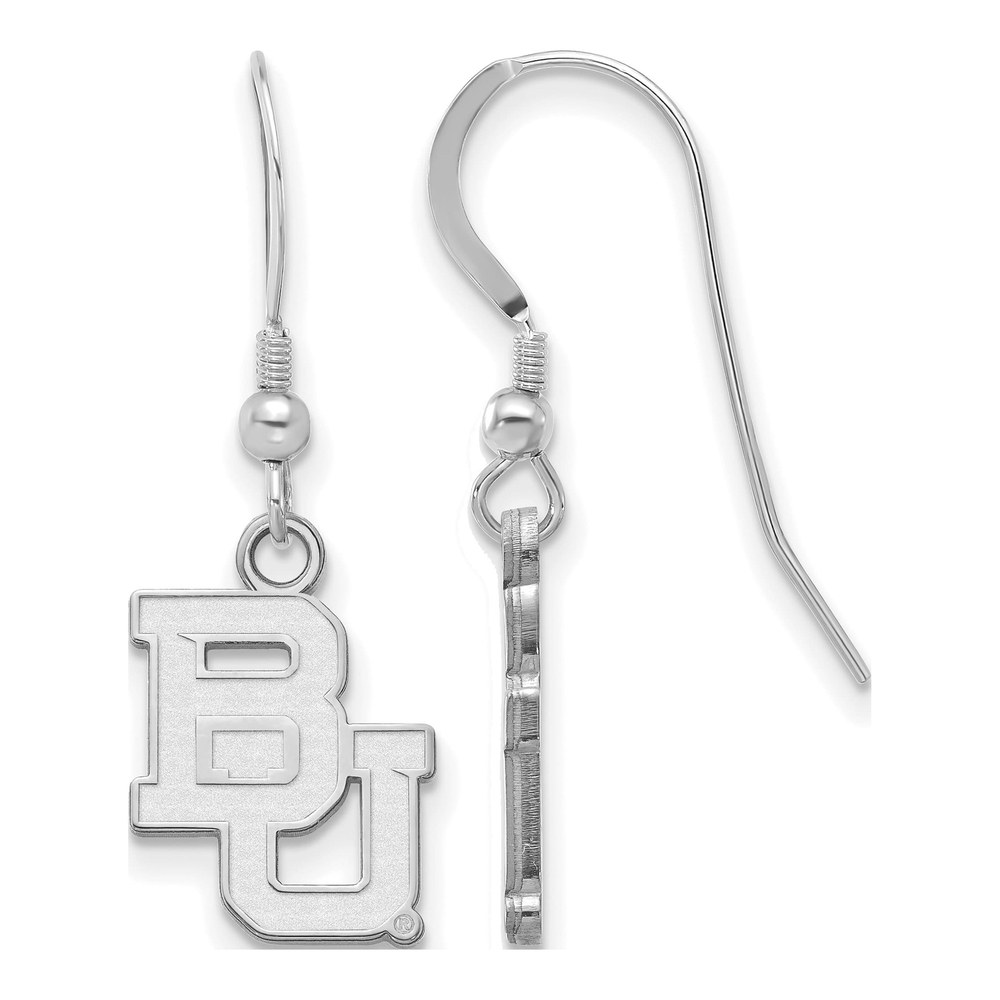 Baylor University Sterling Silver Bears Earrings