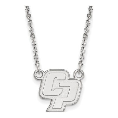 California Polytechnic State University Sterling Silver Cal Poly Small Pendant
