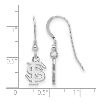 Florida State University Sterling Silver Seminoles F-S Earrings – view 2