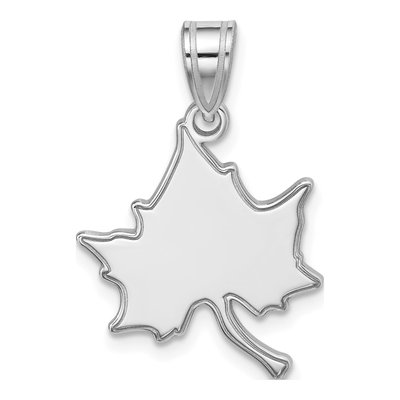 Indiana State University Sterling Silver Large I-S Pendant