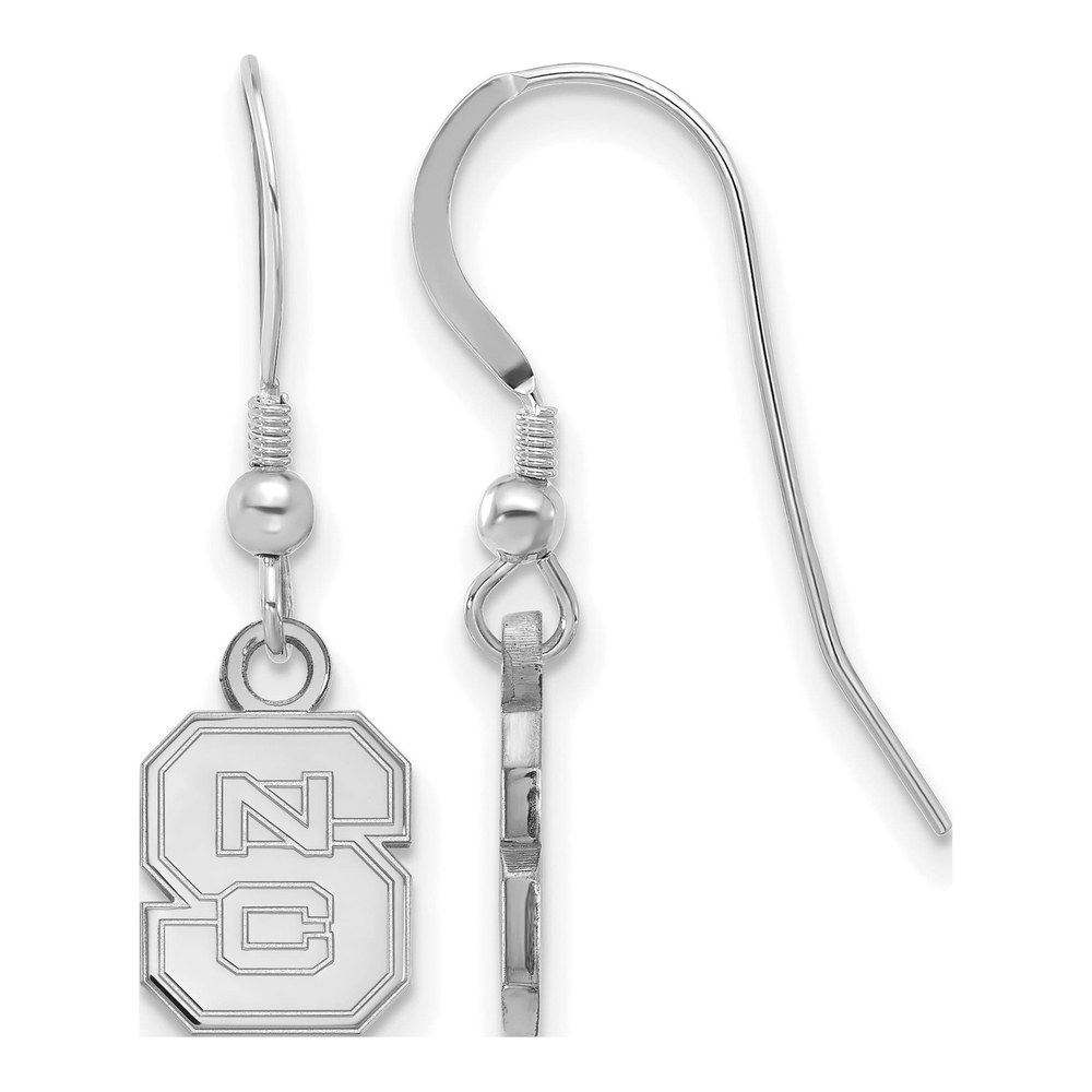 North Carolina State University Sterling Silver NC Extra Small Earrings