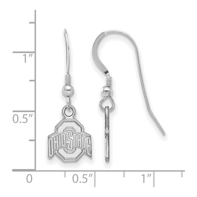 Ohio State University Sterling Silver Wire Earrings – view 2
