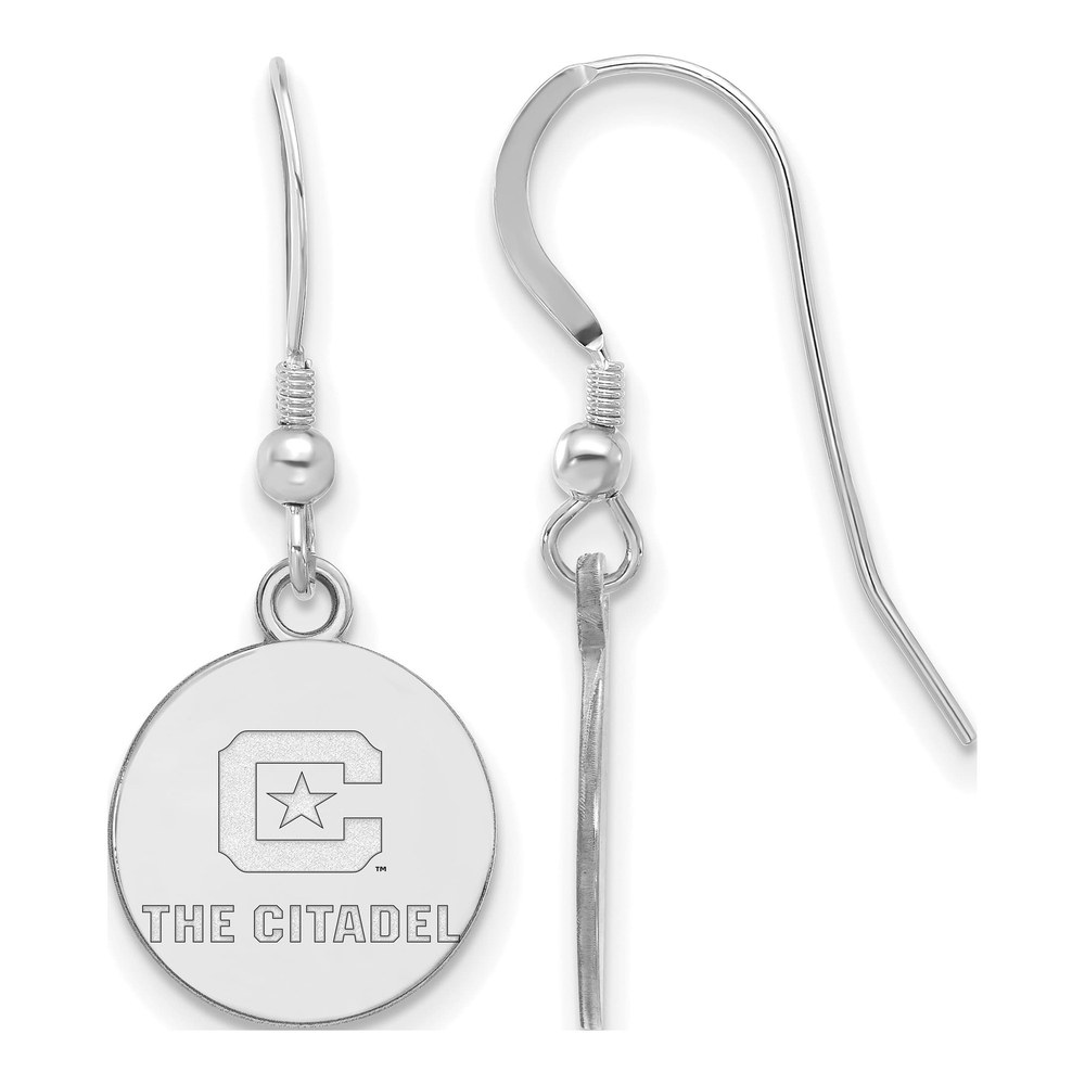 The Citadel Sterling Silver Dangle Earrings