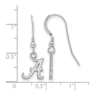 University of Alabama Sterling Silver Letter A Earrings – view 2
