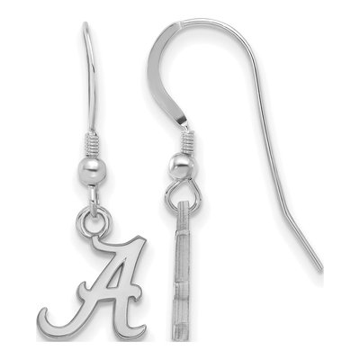 University of Alabama Sterling Silver Letter A Earrings