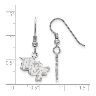 University of Central Florida Sterling Silver UCF Wire Earrings – view 2
