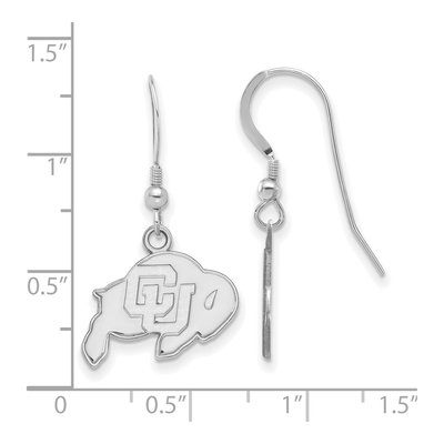 University of Colorado Sterling Silver Buffaloes Earrings – view 2