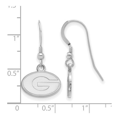 University of Georgia Sterling Silver UGA Letter G Earrings – view 2