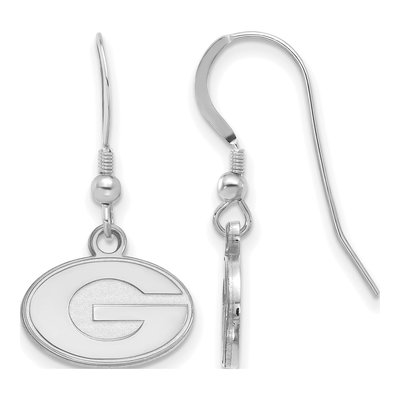 University of Georgia Sterling Silver UGA Letter G Earrings