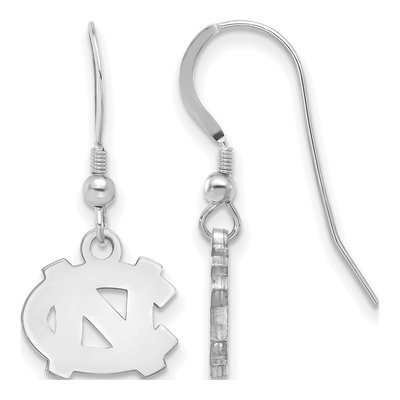 University of North Carolina Sterling Silver UNC Tar Heels Earrings