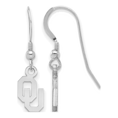 University of Oklahoma Sterling Silver Sooners O-U Earrings