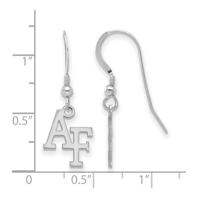 United States Air Force Academy Sterling Silver US Air Dangle Earrings – view 2