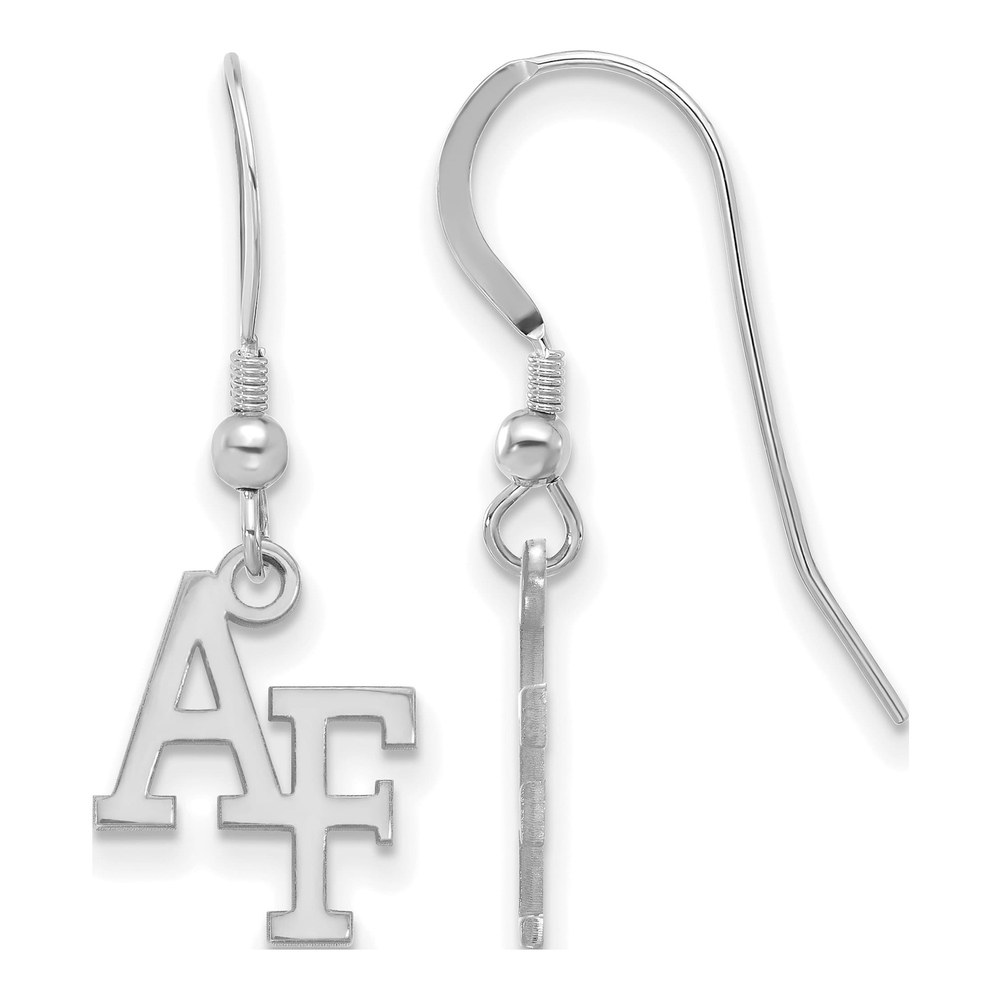 United States Air Force Academy Sterling Silver US Air Dangle Earrings