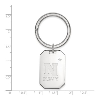 US Naval Academy Sterling Silver Key Ring – view 2