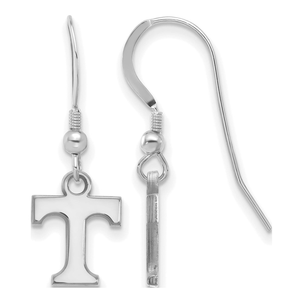 University of Tennessee Sterling Silver Of Letter T Earrings