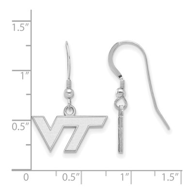 Virginia Tech Sterling Silver V-T Earrings – view 2