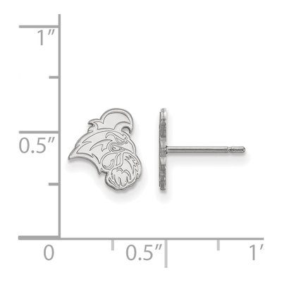 Coastal Carolina University Sterling Silver Chanticleer Stud Earrings – view 2