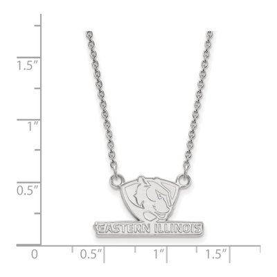 Eastern Illinois University Sterling Silver Small Pendant Necklace – view 2
