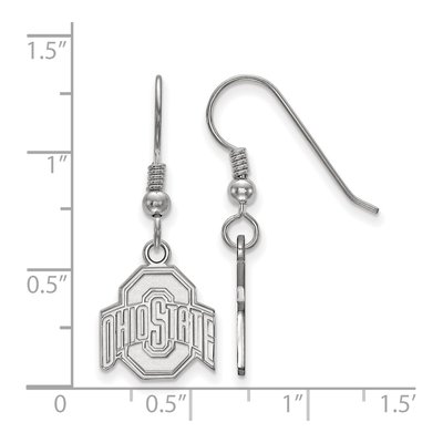 Ohio State University Sterling Silver Small Earrings – view 2