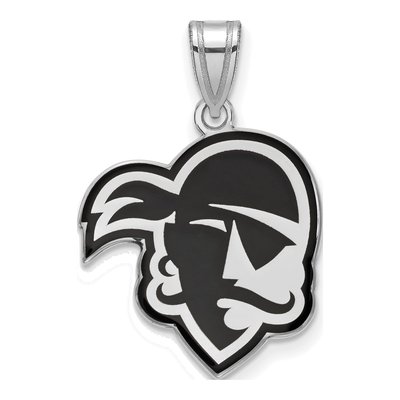 Seton Hall University Sterling Silver Large Pirates Pendant