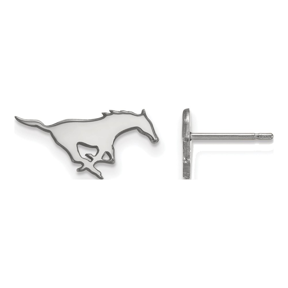 Southern Methodist University Gold-Plated Sterling Silver SMU Mustangs Earrings