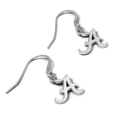 University of Alabama Sterling Silver Letter A Earrings – view 3